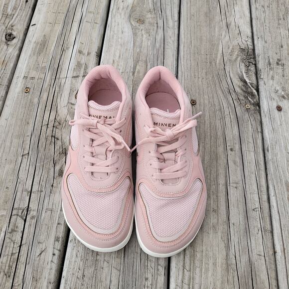 Minnemals Sneaker Barefoot Shoe Wide Toe Box Womens Size 7 Pink Gym Walking